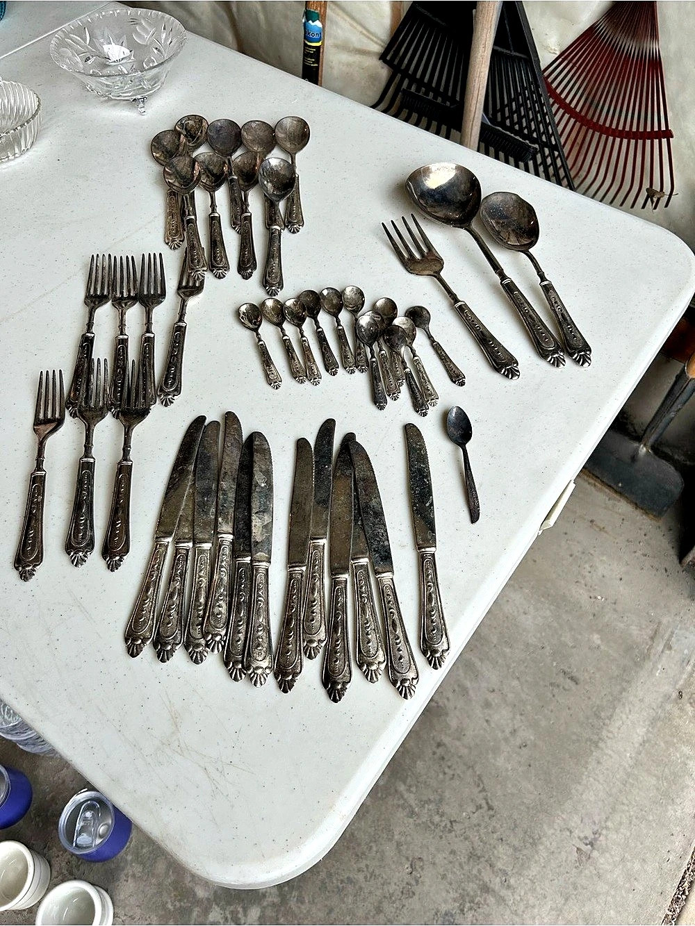Silver Plated Vintage Flatware collection- Made in Italy